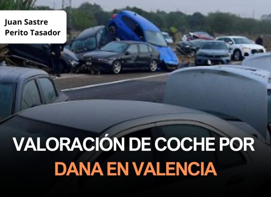 Valoración coche Dana Valencia